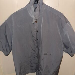 Green Button-Up Shirt